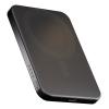 ZENS Pro 1 - Induktive Power Bank - dünn - 5000 mAh - 15 Watt - auf Kabel: USB-C - Schwarz