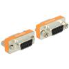 Delock - Serieller Gender Changer - DB-9 (W) zu DB-9 (W) - Daumenschrauben