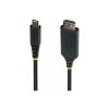 Startech - Adapterkabel - USB-C männlich zu HDMI männlich - 4.5 m - Schwarz - Thunderbolt-kompatibel, 4K60Hz-Unterstützung, HDR-Unterstützung, unidirektional