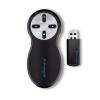 Kensington Si600 Wireless Presenter with Laser Pointer - Präsentations-Fernsteuerung - 4 Tasten - HF - Schwarz