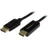 StarTech.com 2m DisplayPort auf HDMI Konverterkabel - 4K - DP auf HDMI Adapter mit Kabel - Ultra HD 4K - St / St - Adapterkabel - DisplayPort männlich zu HDMI männlich - 2 m - Schwarz - 4K Unterstützung - für P / N: DK30CH2DEP, DK30CH2DEPUE, DK30CH2DPPD,