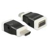 Delock - Video- / Audio-Adapter - HDMI männlich zu HD-15 (VGA), mini-phone stereo 3.5 mm weiblich - Schwarz, weiß
