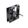 Delock - Gehäuselüfter - axial - 92 mm - Schwarz