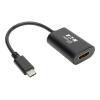 Eaton Tripp Lite Series USB C to HDMI Video Adapter Converter 4Kx2K M / F, USB-C to HDMI, USB Type-C to HDMI, USB Type C to HDMI 6in - Externer Videoadapter - USB-C 3.1 - HDMI - Schwarz