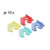 Delock Repair Clip Set 1 - Netzwerkanschluss Reparatur-Clip - Blau, Gelb, Rot, grün (Packung mit 40)