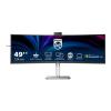 Philips 49B2U6900CH - 6000 Series - LED-Monitor - gebogen - USB - 124.5 cm (49") (48.8" sichtbar) - 5120 x 1440 Dual Quad HD @ 75 Hz - VA - 450 cd / m² - 3000:1 - DisplayHDR 400 - 4 ms - 2xHDMI, DisplayPort, 2xUSB-C - Lautsprecher - textil schwarz