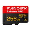 SanDisk Extreme PRO - Flash-Speicherkarte (SD-Adapter inbegriffen) - 256 GB - A2 / Video Class V30 / UHS-I U3 - microSDXC UHS-I