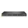 HPE Aruba 6200M 48G Class4 PoE 4SFP+ Switch - Switch - max. Stapelentfernung 10 km - L3 - managed - 48 x 10 / 100 / 1000 (PoE+) + 4 x 1 Gigabit / 10 Gigabit SFP+ (Uplink / Stacking) - Front und Seite zu Hinterseite - an Rack montierbar - PoE+ (1440 W) -