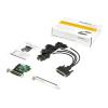 4Port PCIe RS232 Serial DB9 Adapter Card