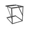 Eaton Tripp Lite Series 8U 12U 22U 2 Post Open Frame Rack Cabinet Expandable 23.5" Depth Wall Mount - Schrank offener Rahmen - 2 Pfosten - geeignet für Wandmontage - Schwarz - 48.3 cm (19")