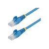 0.5m Blue Snagless Cat5e Patch Cable
