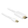 Delock - Adapterkabel - Mini DisplayPort männlich zu HDMI männlich - 2 m - weiß