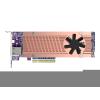 QNAP QM2-2P410G2T - Speicher-Controller mit 2 x 10GBASE-T Ports - M.2 - PCIe 4.0 x4 (NVMe) - Low-Profile - PCIe 4.0 x8 - für QNAP TDS-h2489FU-4309Y-64, h2489FU-4314, h2489FU-4314-128, TS-h1290, TVS-h1288