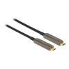 Delock Aktives Optisches USB-C Video Kabel  4K 60 Hz 30 m