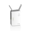 Repeater / Wireless Range Extender AC1200, 11 / 54 / 300 / 867 Mbit / s, 802.11b / g/n / ac (2,4 und 5GHz), kompakter Dualband Repeater für die Steckdose, 2 externe ausklappbare Antennen, 1x 10 / 100 / 1000Mbit / s Gigabit Port, unterstützt: 64 / 128-Bit