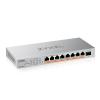 Zyxel XMG-100 Series XMG-108HP - Switch - nicht verwaltet - unmanaged - 8 x 100 / 1000 / 2.5G (PoE++) + 1 x Gigabit SFP / 10 Gigabit SFP+ - Desktop, wandmontierbar - PoE++ (100 W)