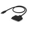 StarTech.com USB C auf SATA Adapter Kabel für 2,5in SSD / HDD - USB 3.1 (10Gbit / s) - Thunderbolt 3 kompatibel - SATA I / II / III (USB31CSAT3CB) - Speicher-Controller - 2.5", 3.5" (6.4 cm, 8.9 cm) - SATA 6Gb / s - USB 3.1 (Gen 2) - Schwarz