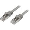 StarTech.com Cat6 geschirmtes (SFTP) Netzwerkkabel 5m - Snagless Gigabit Patchkabel - Grau - Patch-Kabel - RJ-45 (M) zu RJ-45 (M) - 5 m - SFTP - CAT 6 - geformt, ohne Haken - Grau