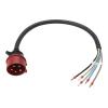 Anker SOLIX - Stromkabel - IEC 60309 3P+N+E zu ohne Stecker - 16 A - 60 cm - dreiphasig - Rot