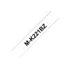 Brother M-K221BZ - Schwarz auf Weiß - Rolle (0,9 cm x 8 m) 1 Kassette(n) Etikettenband - für P-Touch PT-55, PT-65, PT-75, PT-80, PT-85, PT-90, PT-BB4, PT-M95