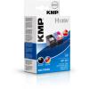 KMP MULTIPACK H135V - 2er-Pack - Schwarz, Farbe (Cyan, Magenta, Gelb) - kompatibel - Tintenpatrone (Alternative zu: HP 301, HP CH561EE, HP CH562EE) - für Deskjet 1050A J410, 1051A J410, 10XX, 10XX J410, 15XX, 2000, 2050 J510, 2050A J510