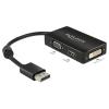 Delock - Videokonverter - DisplayPort - DVI, HDMI, VGA - Schwarz