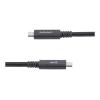 StarTech.com USB-C auf USB-C Kabel mit 5A Power Delivery - St / St - 1,8m - USB 3.0 (5Gbit / s) - USB-IF zertifiziert - USB Typ C Kabel - USB-Kabel - 24 pin USB-C (M) gerade zu 24 pin USB-C (M) gerade - USB 3.0 - 5 A - 1.8 m - 4K Unterstützung - Schwarz