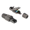 Delock RJ45 Stecker Cat.8.1 STP werkzeugfrei