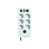 Eaton Protection Box 6 DIN - Überspannungsschutz - AC 220-250 V - 2500 Watt - Ausgangsanschlüsse: 6 - weiß