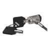 StarTech.com Laptopschloss (Push-to-Lock Taste, 2 m Stahlkabel, Notebook Diebstahlsicherung, Kabelschloss) - Sicherheitskabelschloss - Schwarz, Silber - 2 m