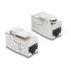 Delock Keystone Modul Kupplung RJ45 Buchse zu RJ45 Buchse Cat.6A geschirmt