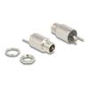 Delock Steckverbinder DC 5,5 x 2,1 mm Buchse zum Einbau Lötversion - rund 20 V / 9 A