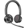 Poly Savi 7320 Office - Savi 7300 series - Headset - On-Ear - DECT - kabellos - Schwarz - Replaces Poly SKU 214777-05