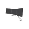 Ergotron HX - Montagekomponente (Griff, 3 Drehzapfen, Bogen mit drei Scharnieren) - für 3 LCD-Anzeigen - weiß - Bildschirmgröße: bis zu 61 cm (bis zu 24 Zoll) - Armmontage - für P / N: 45-475-216