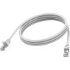 RJ45 (m) zu RJ45 (m) - STP geschirmtes Twisted-Pair - CAT 6a - 10 Gbps - 24 AWG - mit Knickschutz - 1 m - weiß