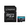 Kingston Canvas Go! Plus - Flash-Speicherkarte (microSDXC-an-SD-Adapter inbegriffen) - 512 GB - A2 / Video Class V30 / UHS-I U3 / Class10 - microSDXC UHS-I