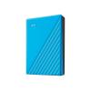 WD My Passport WDBPKJ0040BBL - Festplatte - verschlüsselt - 4 TB - extern (tragbar) - USB 3.2 Gen 1 - 256-Bit-AES - Blau