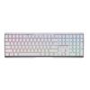 CHERRY XTRFY MX 3.0S - Tastatur - 100% - full size - Hintergrundbeleuchtung - kabellos - USB, 2.4 GHz, Bluetooth 5.2 - QWERTZ - Deutsch - Tastenschalter: CHERRY MX2A Red - weiß