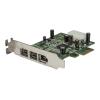 StarTech.com 3 Port 800+400 FireWire PCI Express Schnittstellen Low Profile Combo Karte - PCIe 3 Port FireWire Card - PCI-e 1 x Firewire 400 1394A 2 x FireWire 800 1394B - FireWire-Adapter - PCIe Low-Profile - FireWire 800 - 2 Anschlüsse + 1 x FireWi