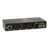 Eaton Tripp Lite series 4-Port Rugged Industrial USB 2.0 Hi-Speed Hub w 15KV ESD Immunity Metal Mountable - Hub - 4 x USB 2.0 - an DIN-Schiene montierbar, wandmontierbar