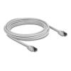Delock RJ45 Netzwerkkabel Cat.8.1 S / FTP 5 m bis 40 Gbps grau