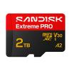 SanDisk Extreme PRO - Flash-Speicherkarte (SD-Adapter inbegriffen) - 2 TB - A2 / Video Class V30 / UHS-I U3 - microSDXC UHS-I