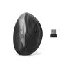 DICOTA Relax - Maus - ergonomisch - Für Rechtshänder - 5 Tasten - kabellos - kabelloser Empfänger (USB) - Schwarz
