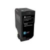 Lexmark - Hohe Ergiebigkeit - Cyan - original - Tonerpatrone LCCP, Lexmark Corporate - für Lexmark CS725de, CS725dte