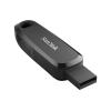 SanDisk Phone - USB-Flash-Laufwerk - 128 GB - USB 3.2 Gen 1 / USB-C - Schwarz
