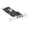 4 Port PCIe USB 3.0 Card w / 4 Channels