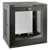 Eaton Tripp Lite Series 12U Wall Mount Rack Enclosure Server Cabinet w / Glass Front Door - Schrank Netzwerkschrank - geeignet für Wandmontage - Schwarz - 12U - 48.3 cm (19")