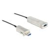 Delock Kabel USB 3.0 A Stecker > USB 3.0 A Buchse Aktives Optisches Kabel 20 m