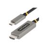 StarTech.com 2 m USB-C auf HDMI Kabel, 8K 60Hz, 4K 144Hz, USB-C Adapter - Adapterkabel - 24 pin USB-C männlich zu HDMI männlich - 2 m - Space-grau - Support von 8K 60 Hz, Support von 4K 144 Hz
