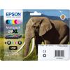 Epson 24XL Multipack - 6er-Pack - 55.7 ml - XL - Schwarz, Gelb, Cyan, Magenta, hellmagentafarben, hell Cyan - original - Blisterverpackung - Tintenpatrone - für Expression Photo XP-55, 750, 760, 850, 860, 950, 960, 970, Expression Premium XP-750, 850